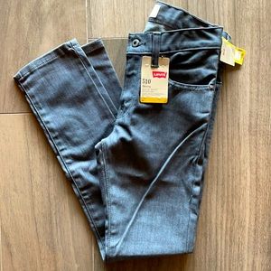 New Levi’s Skinny Fit Dark Gray Jeans Size 16 28x28